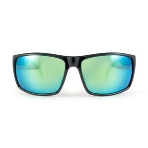 Sundog Men's Black Frame, Reflective Polarized Golf Sunglasses NWT